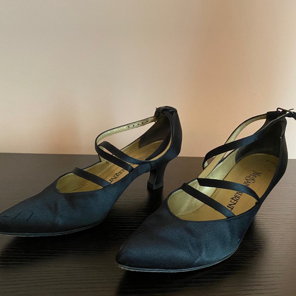 Holiday Party designer shoes Yves Saint Laurent Vintage